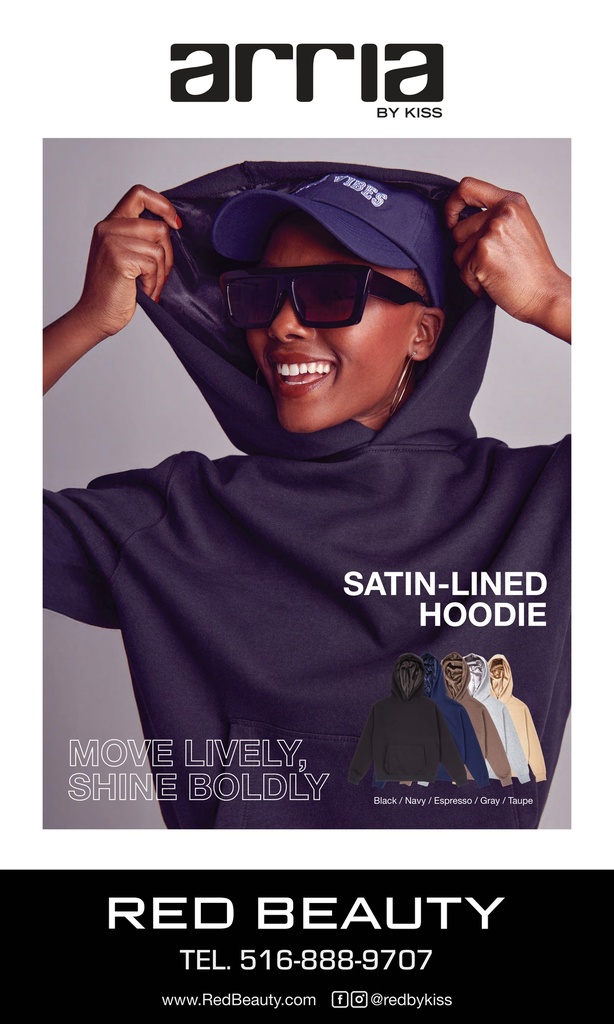 ARRIA SATIN HOODIE BANNER