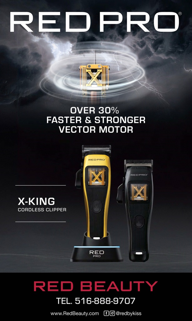 RED PRO VECTOR CLIPPER BANNER