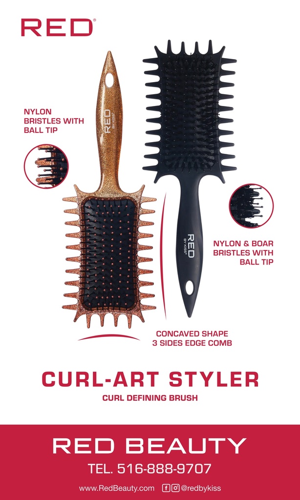 RED DETANGLE & DEFINE BRUSH BANNER