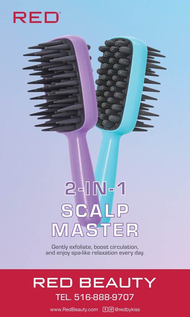 RED SCALP MASTER BRUSH BANNER