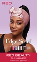 RED SILKY SATIN EDGE SCARF BANNER