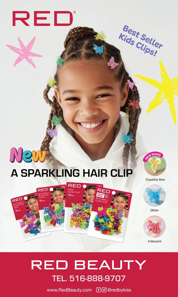 RED KIDS CLAW CLIPS BANNER