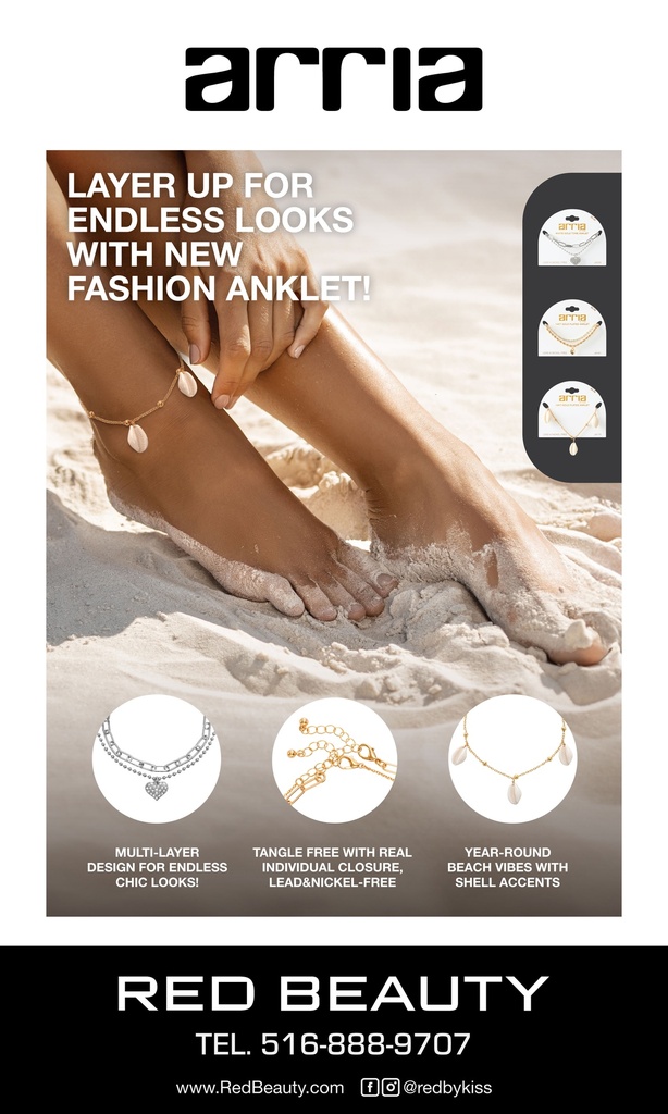 ARRIA JEWELRY ANKLETS BANNER