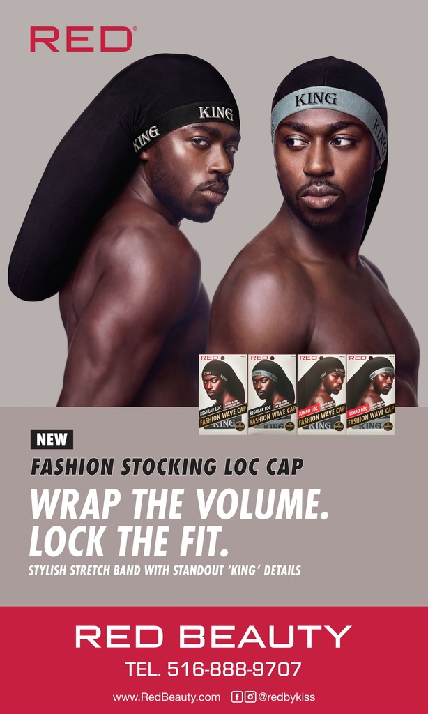RED FASHION STOCKING LOC CAP