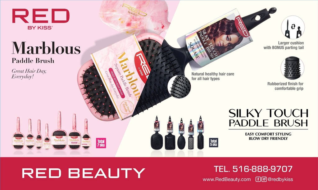 RED PADDLE BRUSH BANNER