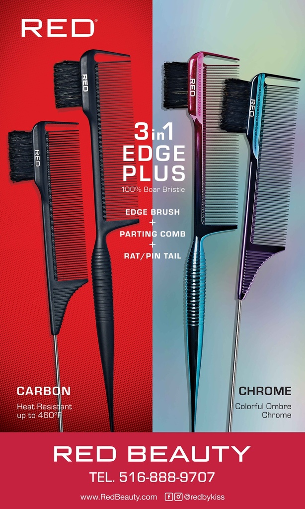 RED 3 IN 1 EDGE BRUSH BANNER