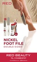 RED NICKEL FOOT FILE BANNER
