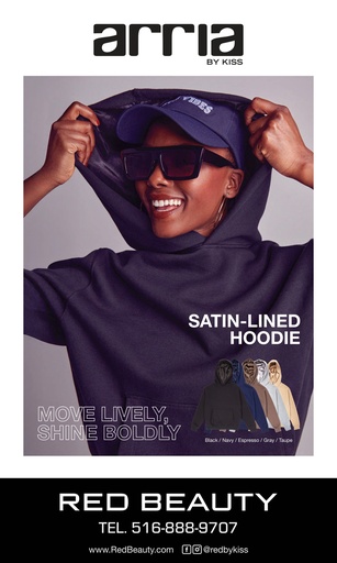 [ZRPM73] ARRIA SATIN HOODIE BANNER