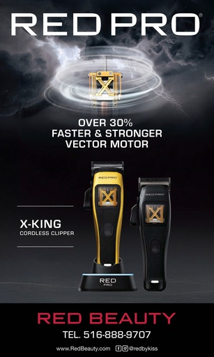 [ZRPM75] RED PRO VECTOR CLIPPER BANNER