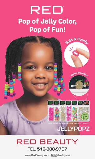 [ZRPM94] RED JELLYPOPZ HAIRBEADS