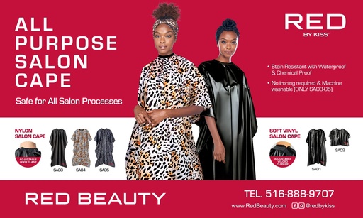 [ZRPM38] RED SALON CAPE BANNER