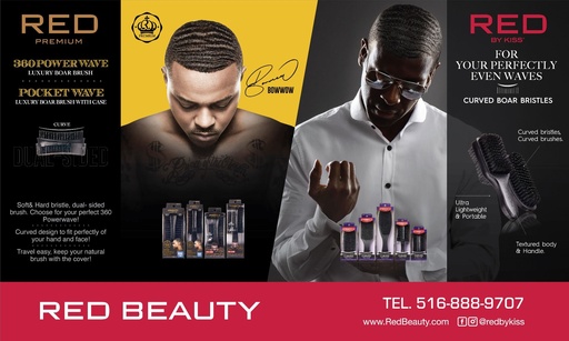 [ZRPM14] RED INJECTION BOAR BRUSH BANNER