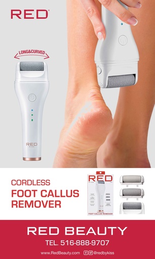 [ZRPM45] RED FOOT CALLUS REMOVER BANNER