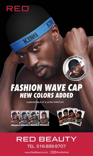 [ZRPM63] RED FASHION WAVE CAP BANNER